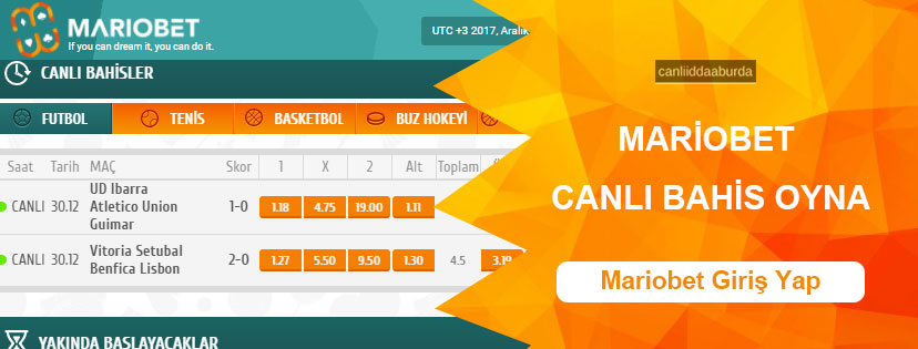 Mariobet Canlı Bahis 