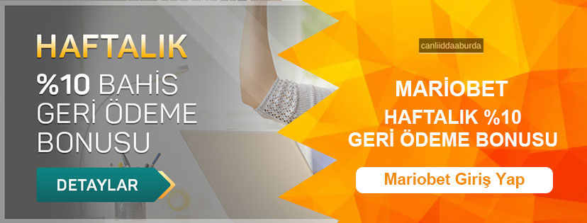 Mariobet Haftalık %10 Bahis Geri Ödeme Bonusu