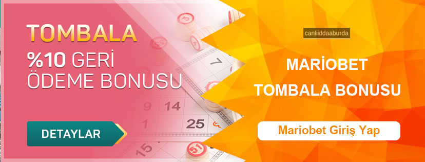 Mariobet Tombala Geri Ödeme Bonusu 