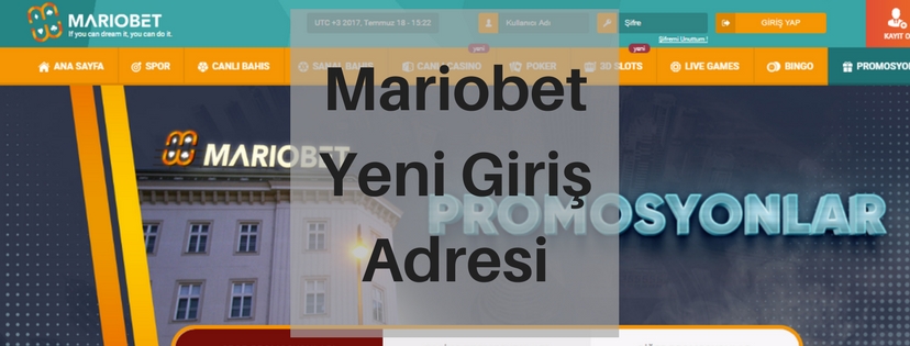 Mariobet Yeni Giriş Adresi