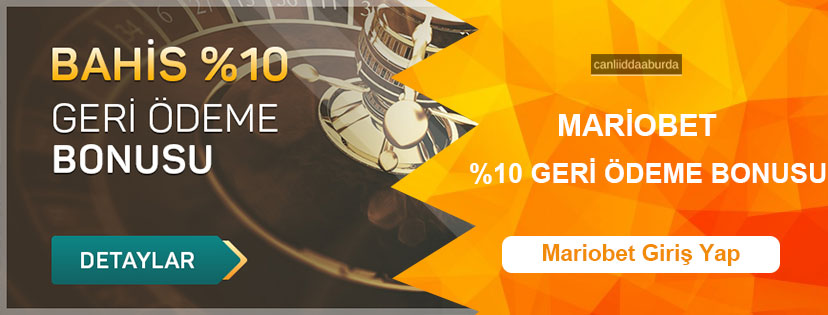 Mariobet Bahis %10 Geri Ödeme Bonusu 