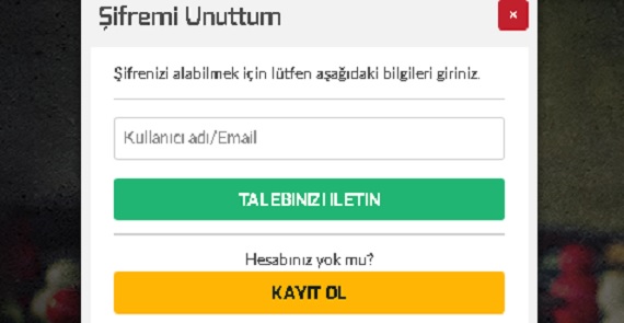 21bet şifremi unuttum