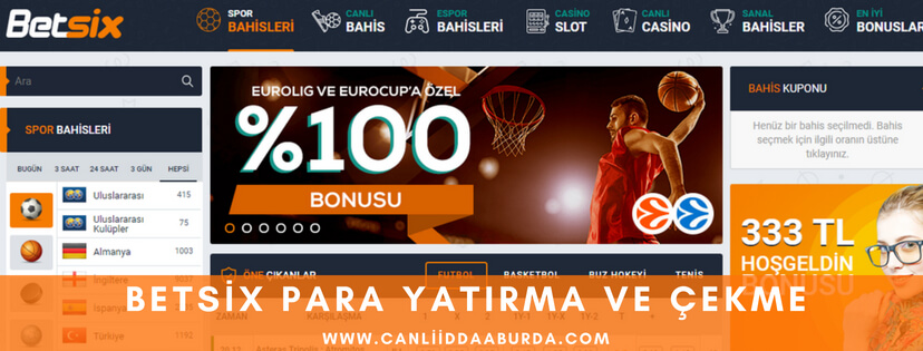 Betsix para yatırma