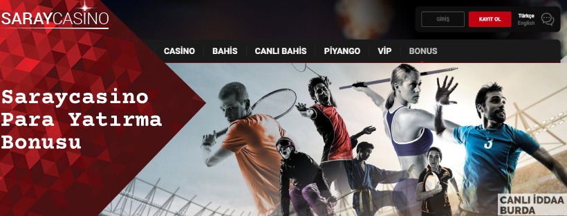 Saraycasino Para Yatırma Bonusu