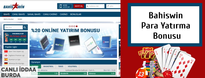Bahiswin Para Yatırma Bonusu