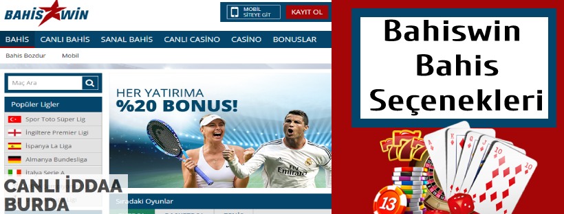 Bahiswin Bahis Seçenekleri