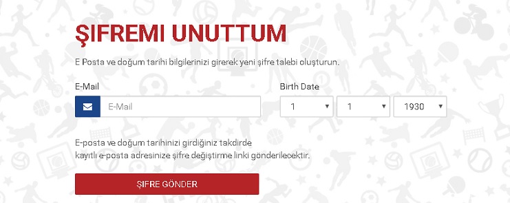 betmatik şifremi unuttum