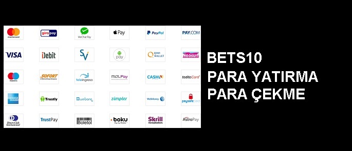 bets10 para yatırma ve çekme