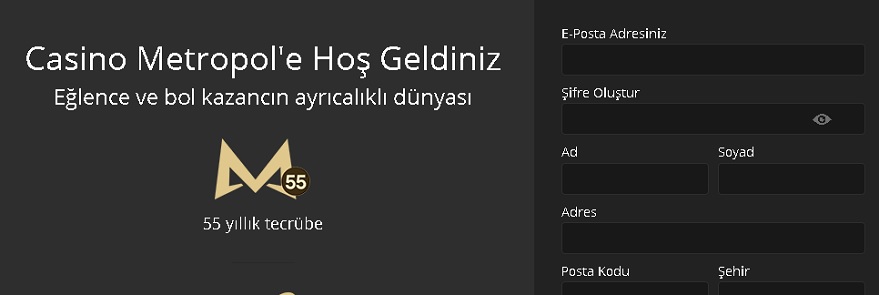 casinometropol üyelik