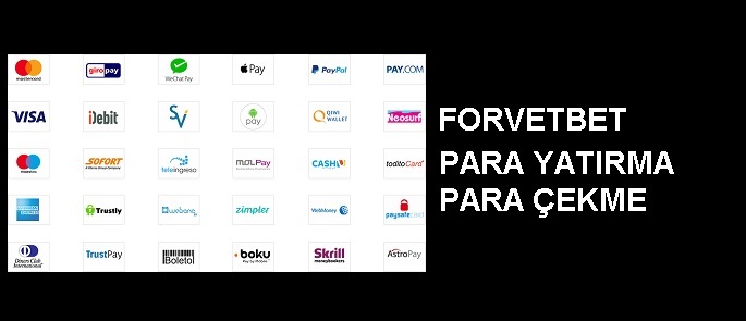 forvetbet para yatırma ve çekme