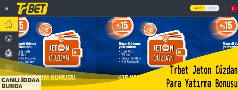 Üst Limitsiz Trbet Jeton Cüzdan Para Yatırma Bonusu