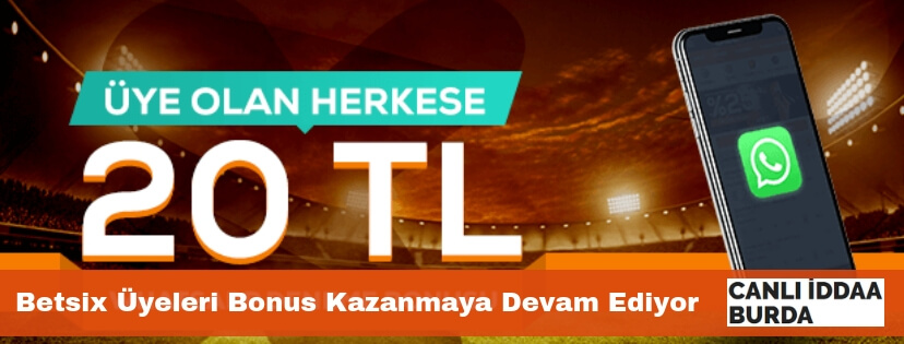 Betsix whatsapp bonusu